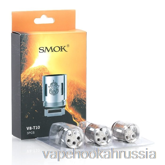 замена катушек турбодвигателя Vape Jus Smok Tfv8 0,12